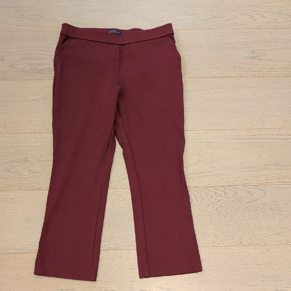 Sophiegrace Women's Burgundy Straight Leg Pants